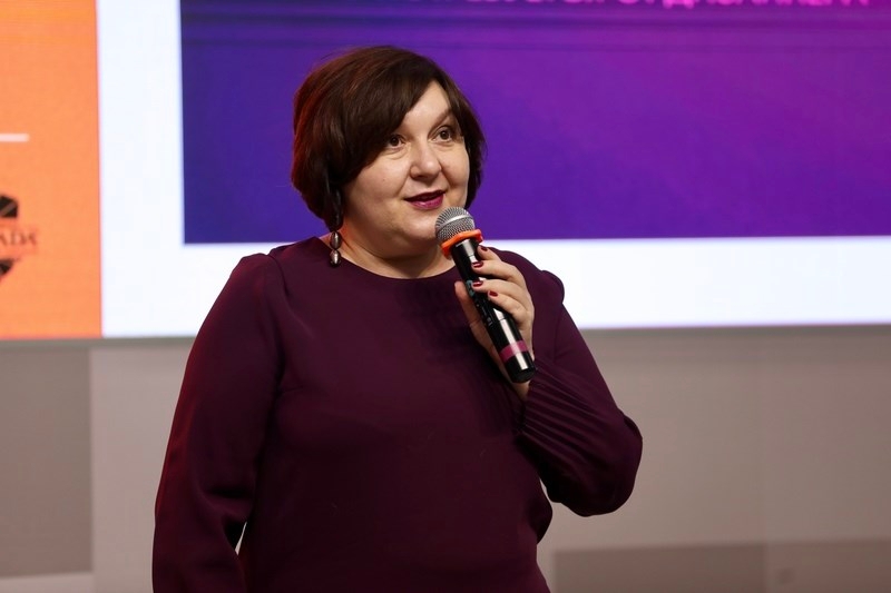 Ольга Косырева на выставке MosBuild 2022
